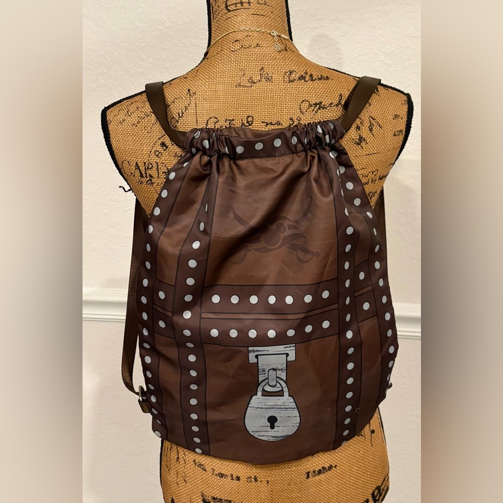 Disney Cruise Mickey Mouse Backpack Pirates of the Caribbean Treasure Chest Bag